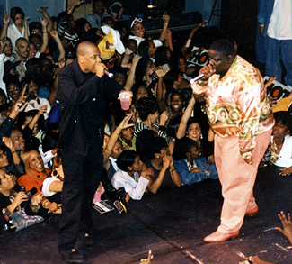 Notorious BIG performs Get Money with Jay-Z at Ralph McDaniels' Birthday Party (Video)